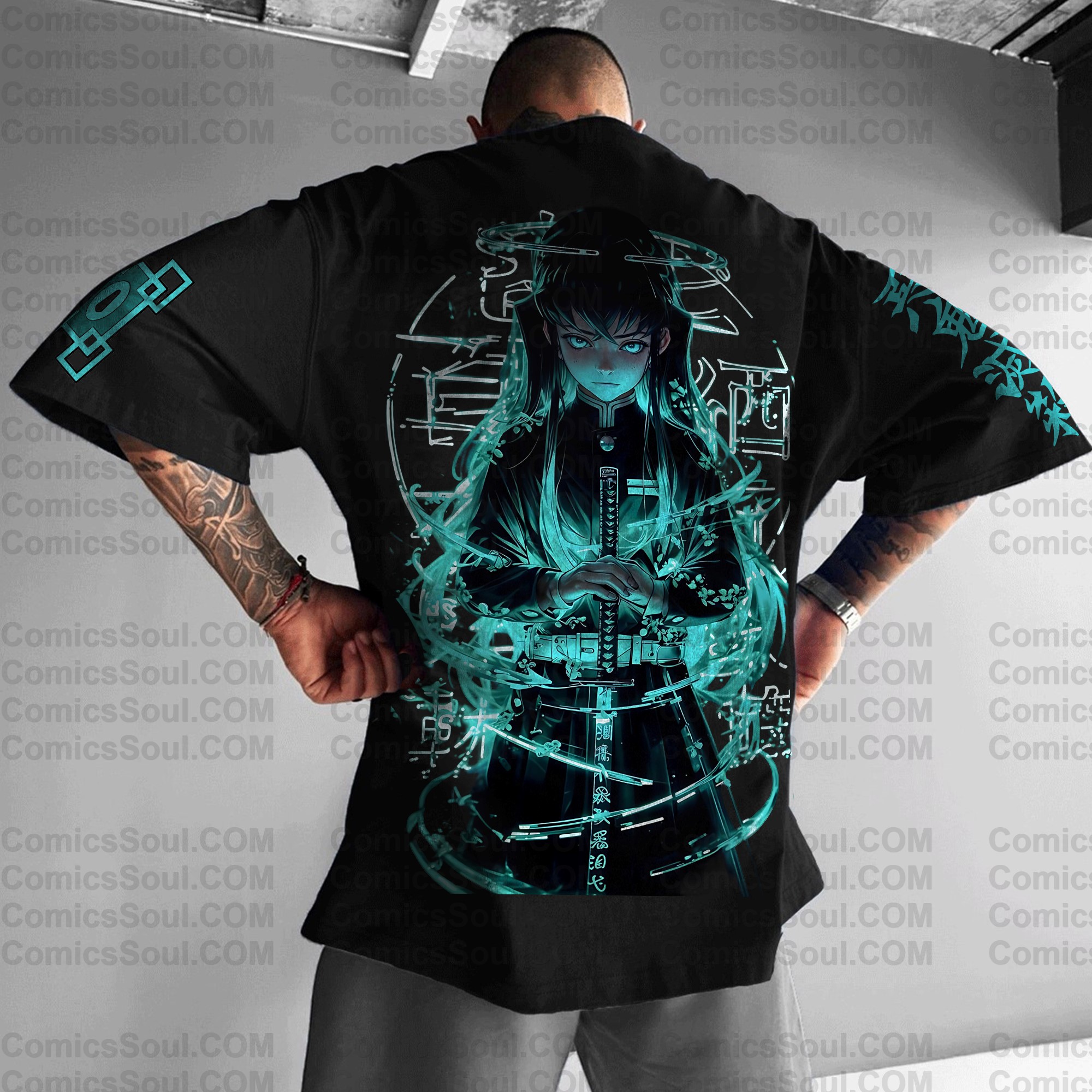 Unisex Anime Inspired Vintage T-Shirt| KNY