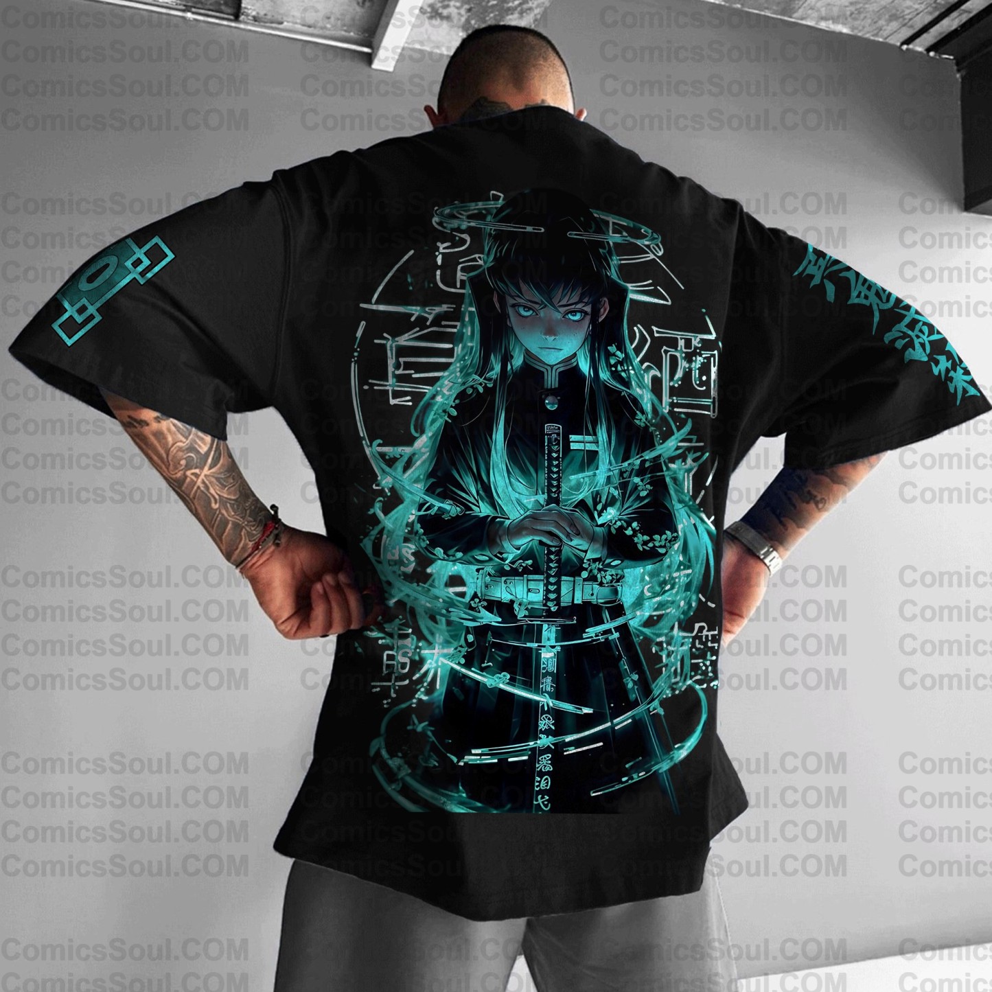 Unisex Anime Inspired Vintage T-Shirt | Demon Slayer