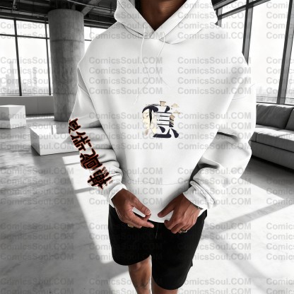 Plus Velvet Unisex Anime Graphic Streetwear Vintage Hoodie