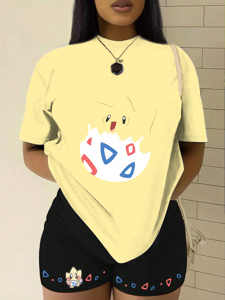 Unisex "Pokémon" Anime Inspired Vintage T-Shirt