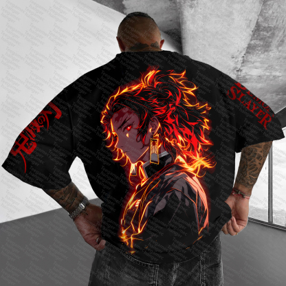 Unisex  "Demon Slayer" Anime Inspired Vintage T-Shirt