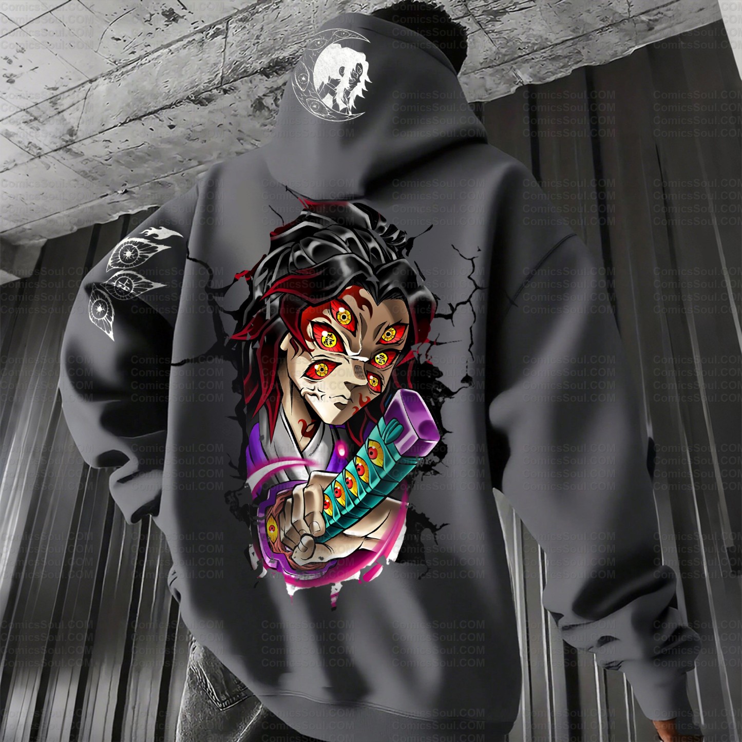 Unisex Anime Graphic Streetwear Vintage Hoodie