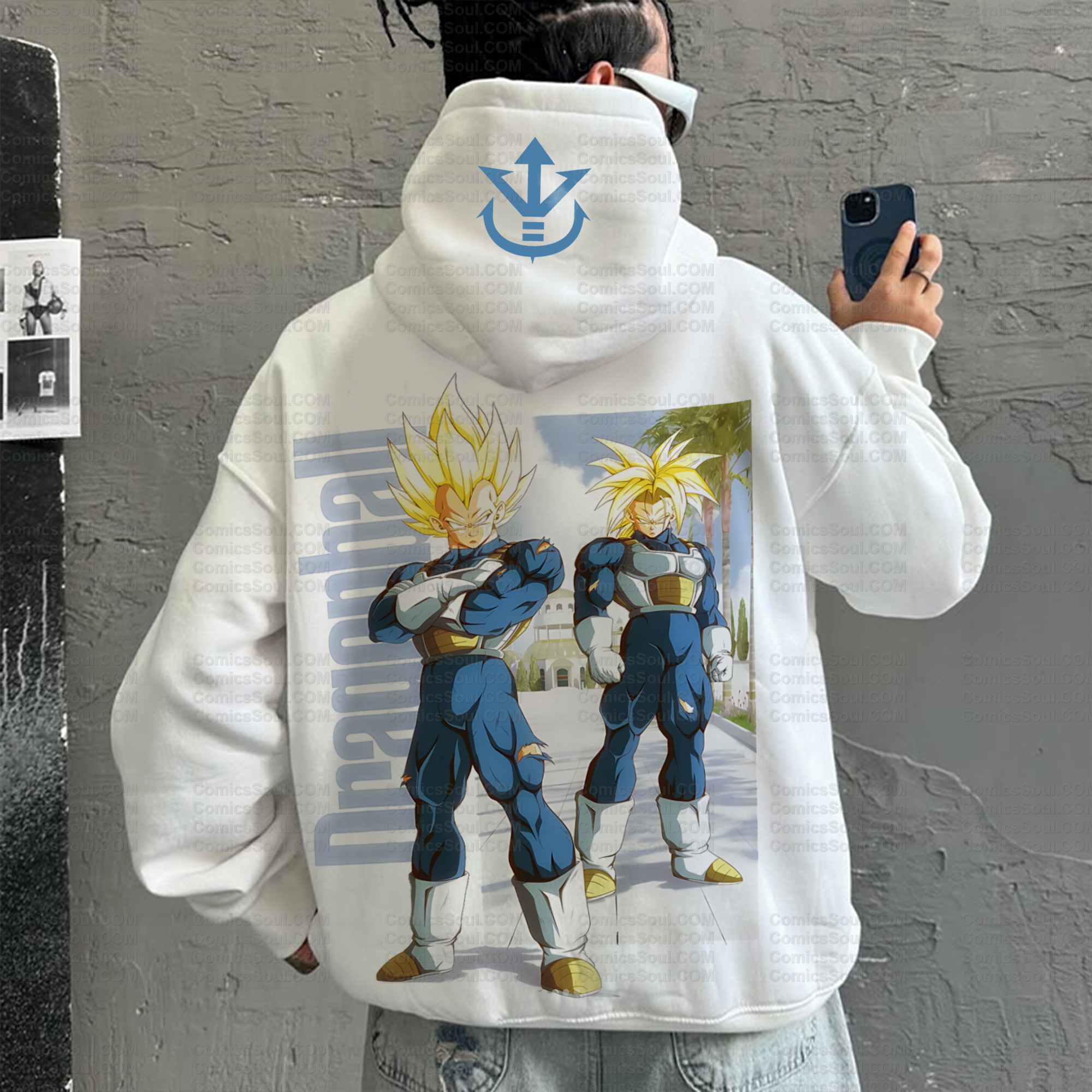 Unisex Graphic Streetwear Vintage Plush Hoodie