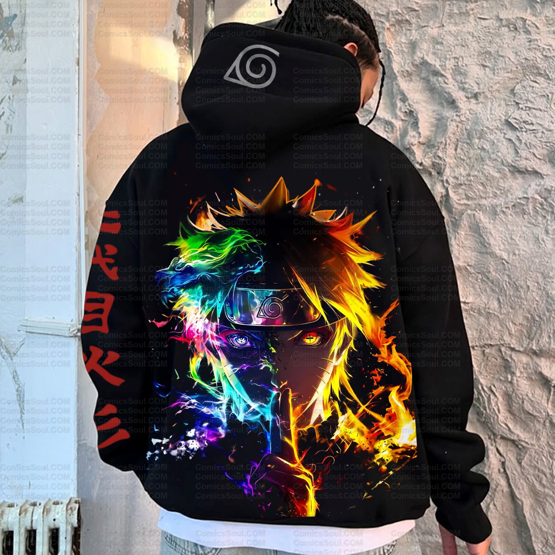 Unisex Graphic Streetwear Vintage Plush Hoodie