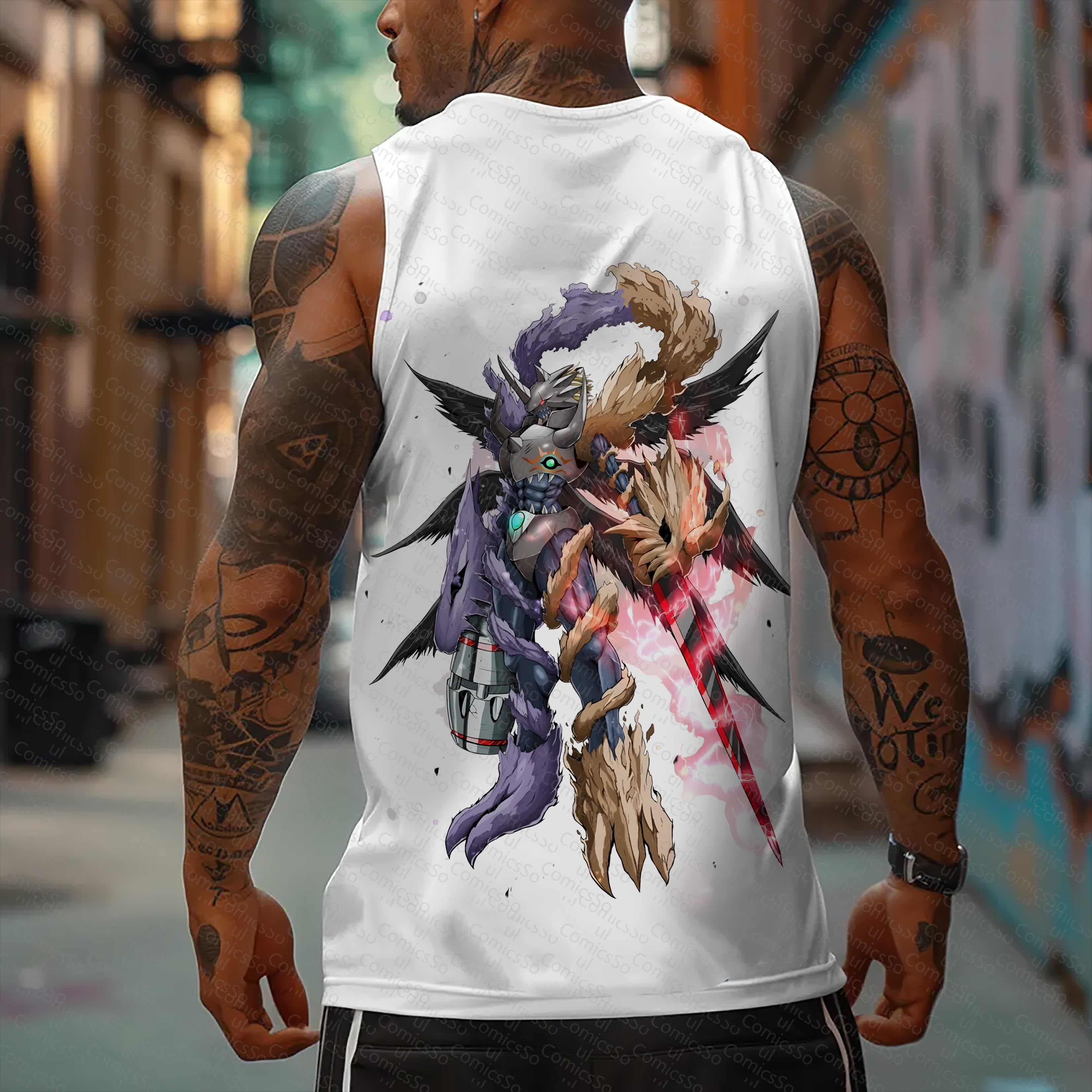 Unisex  “Digimon” Casual Anime  Tank Top