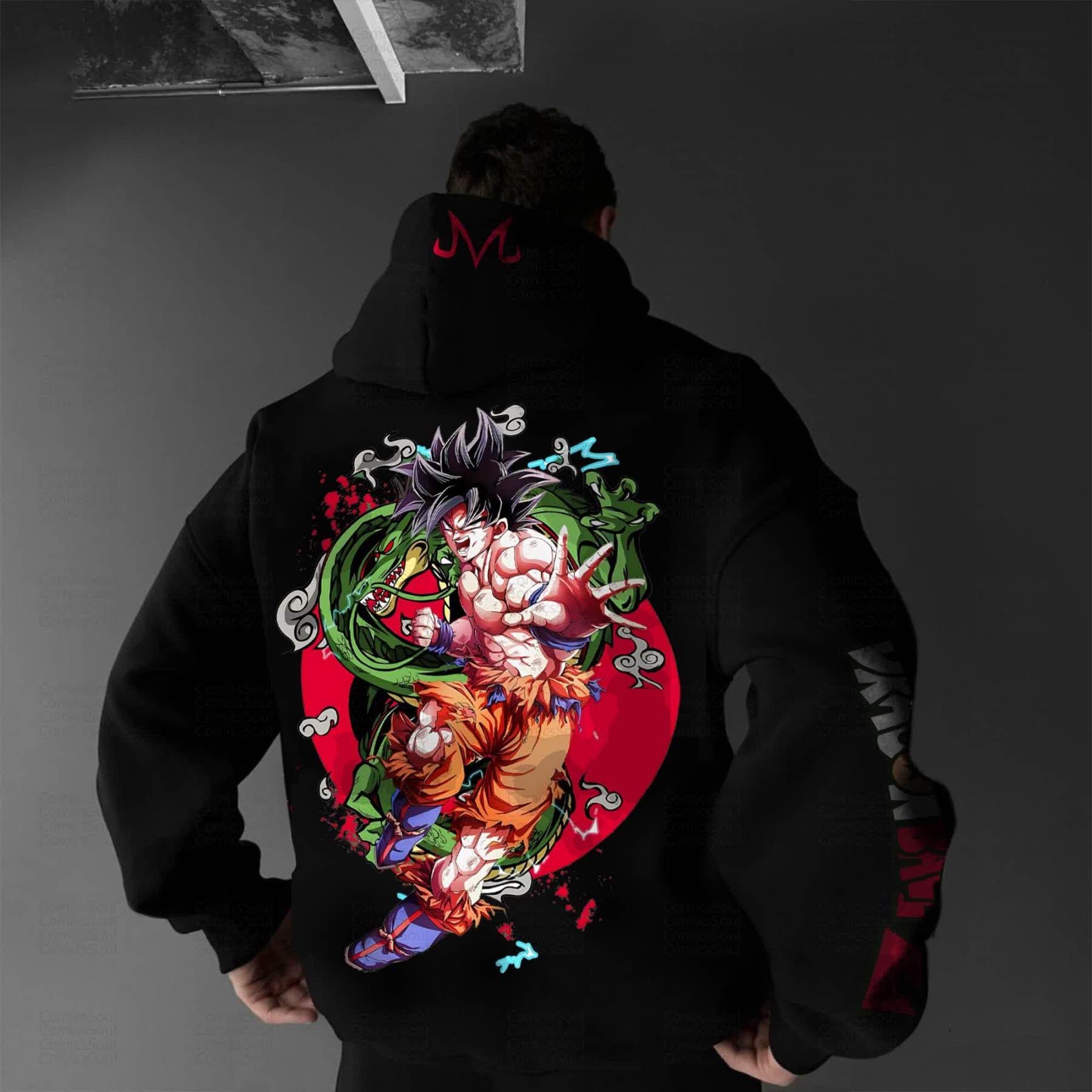 Unisex Anime Graphic Streetwear Vintage Hoodie丨Demon Slayer X Pokémon