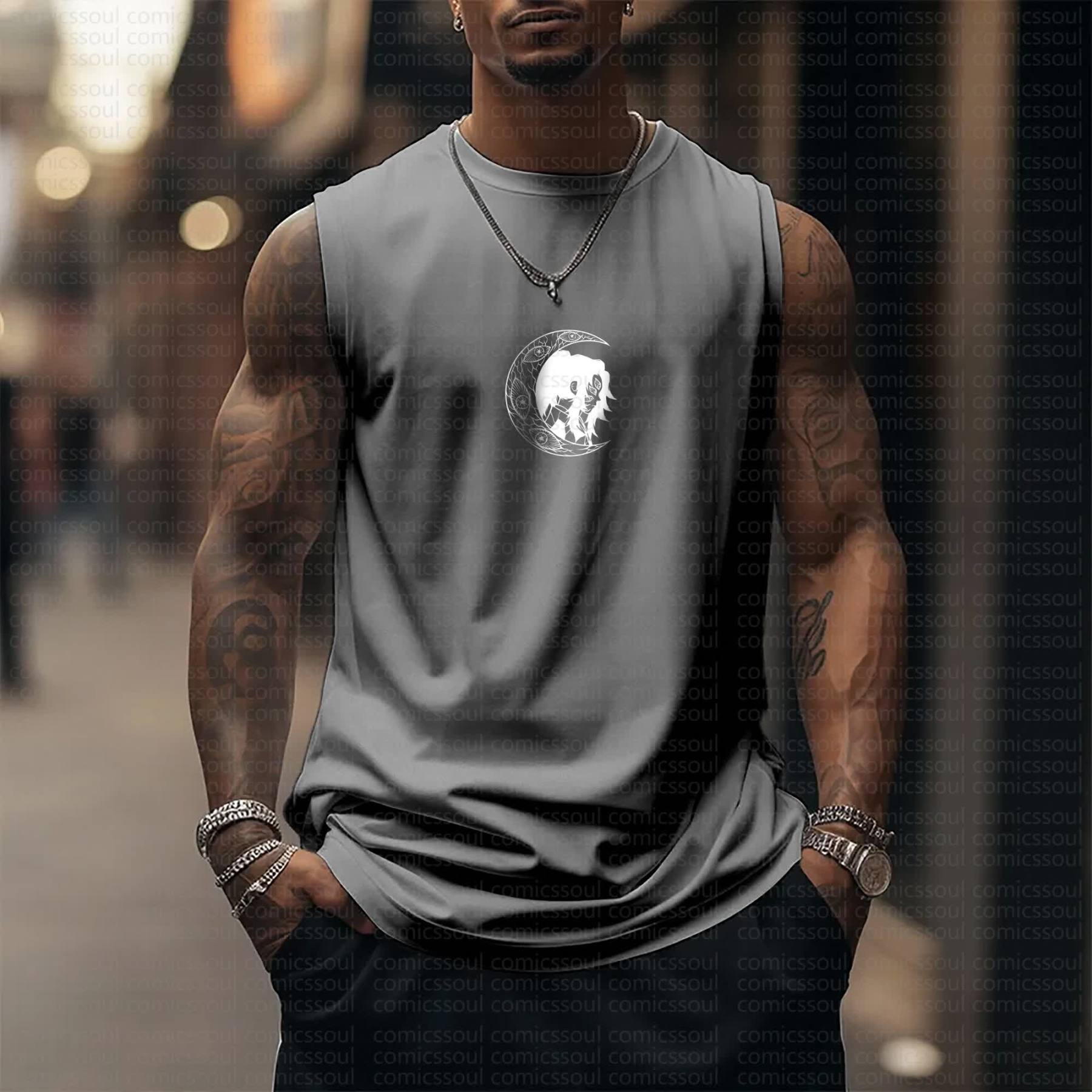 Unisex  “Demon Slayer” Casual Anime  Tank Top