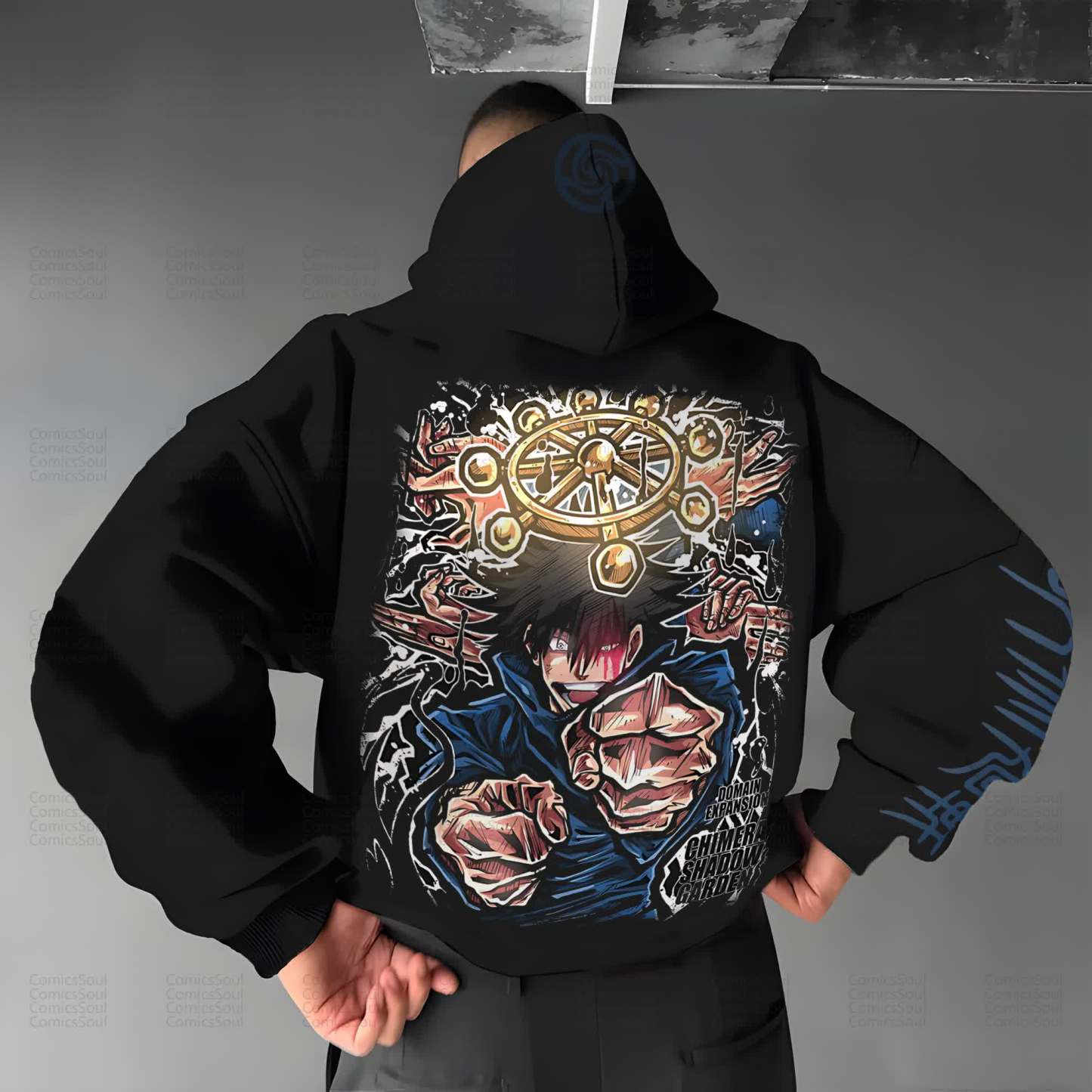 Unisex “Jujutsu Kaisen” Anime Graphic Streetwear Vintage Hoodie