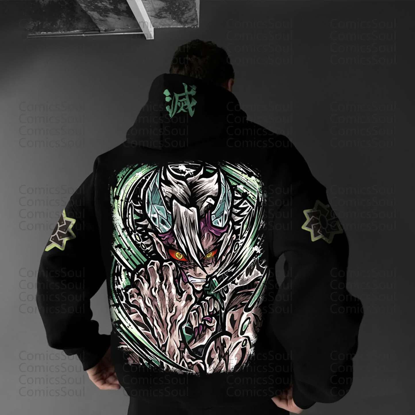 Unisex “Demon Slayer” Anime Graphic Streetwear Vintage Hoodie