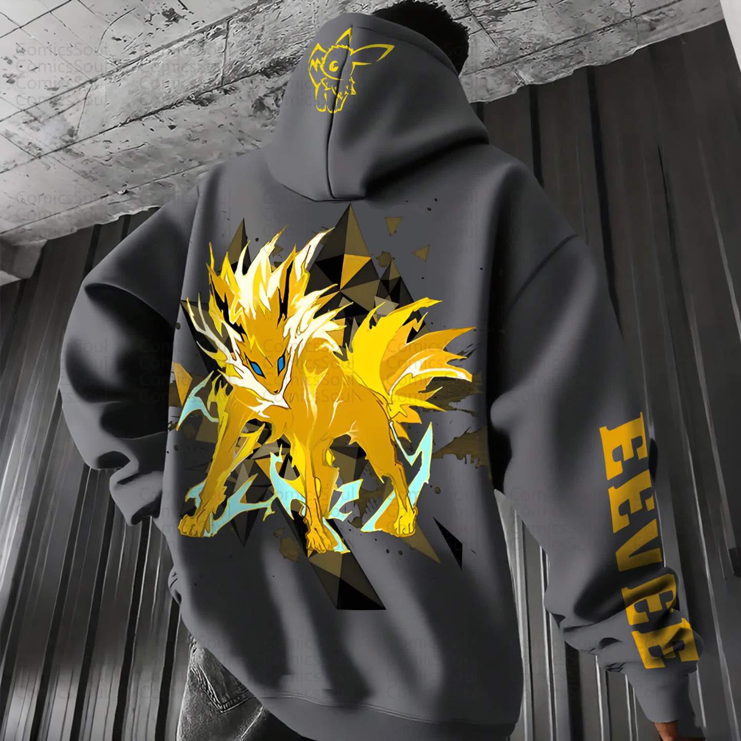 Unisex “Pokémon” Anime Graphic Streetwear Vintage Hoodie