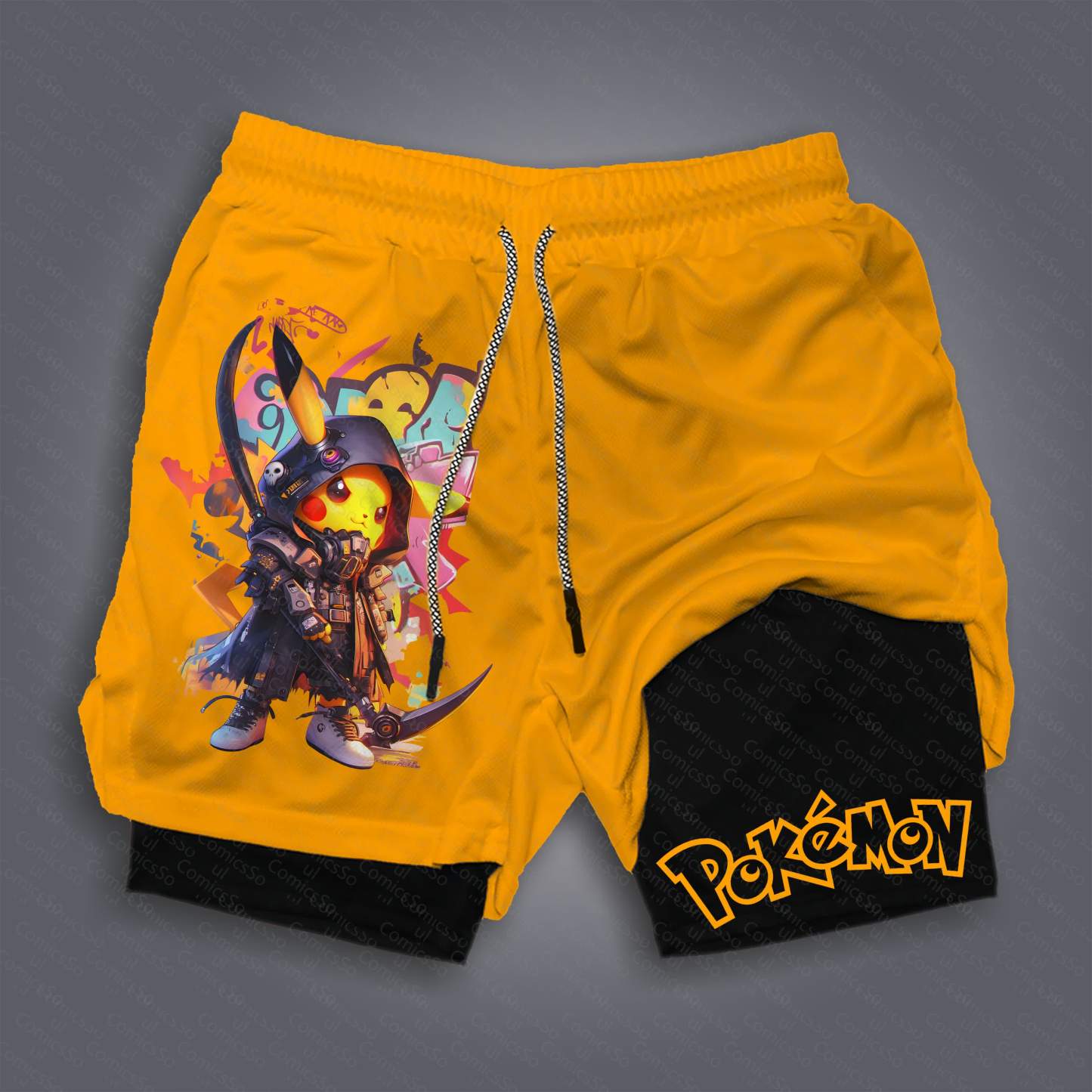 Unisex Casual Anime Streetwear Shorts