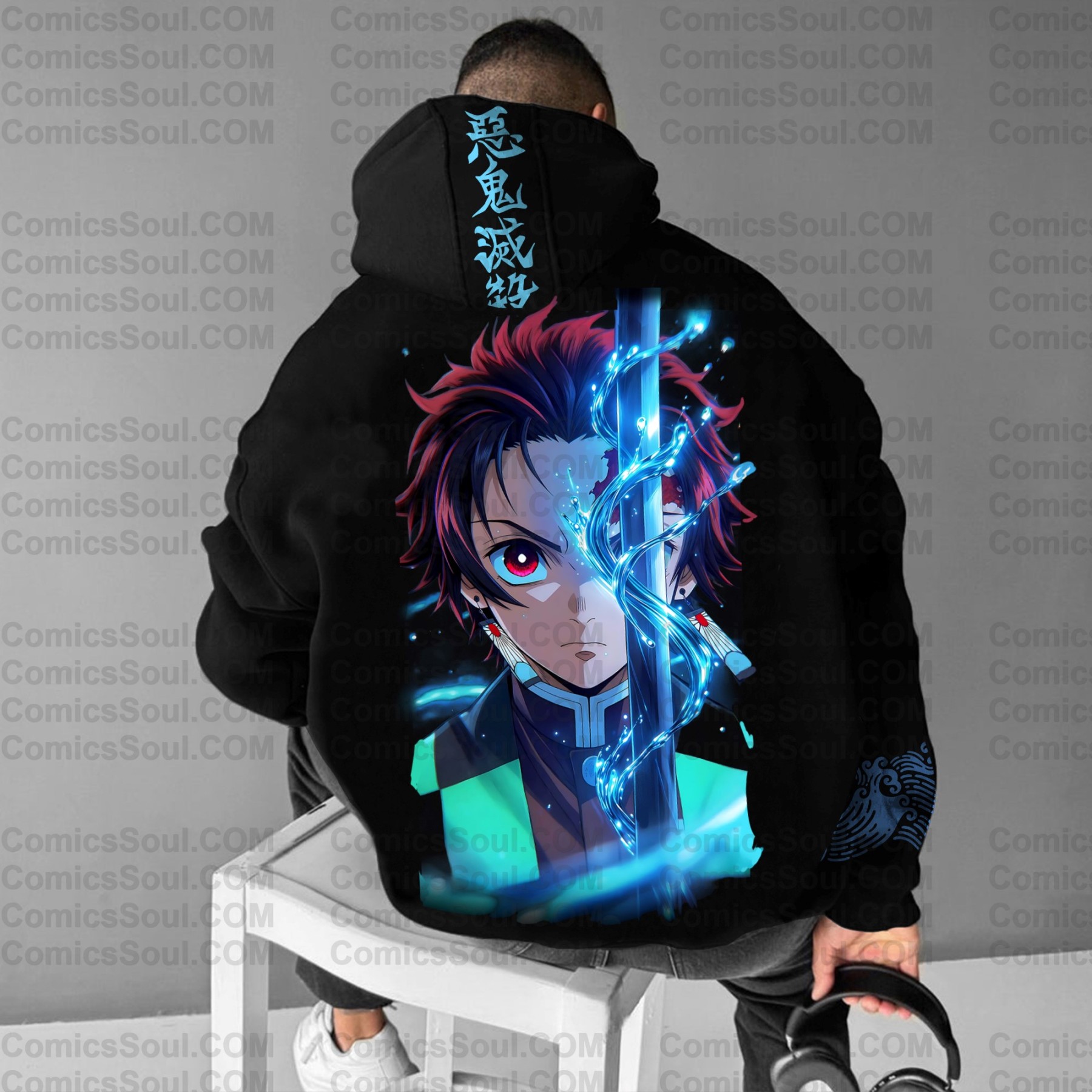 Unisex Anime Graphic Streetwear Vintage Hoodie丨Demon slayer
