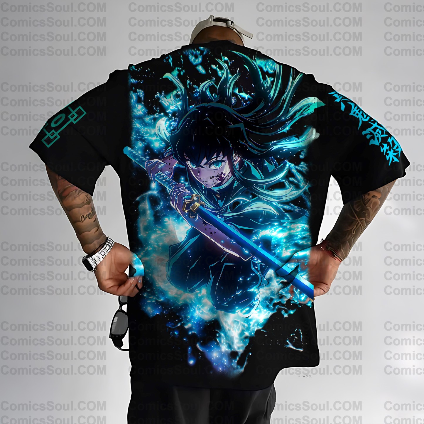 Unisex " Demon Slayer" Anime Inspired Vintage T-Shirt