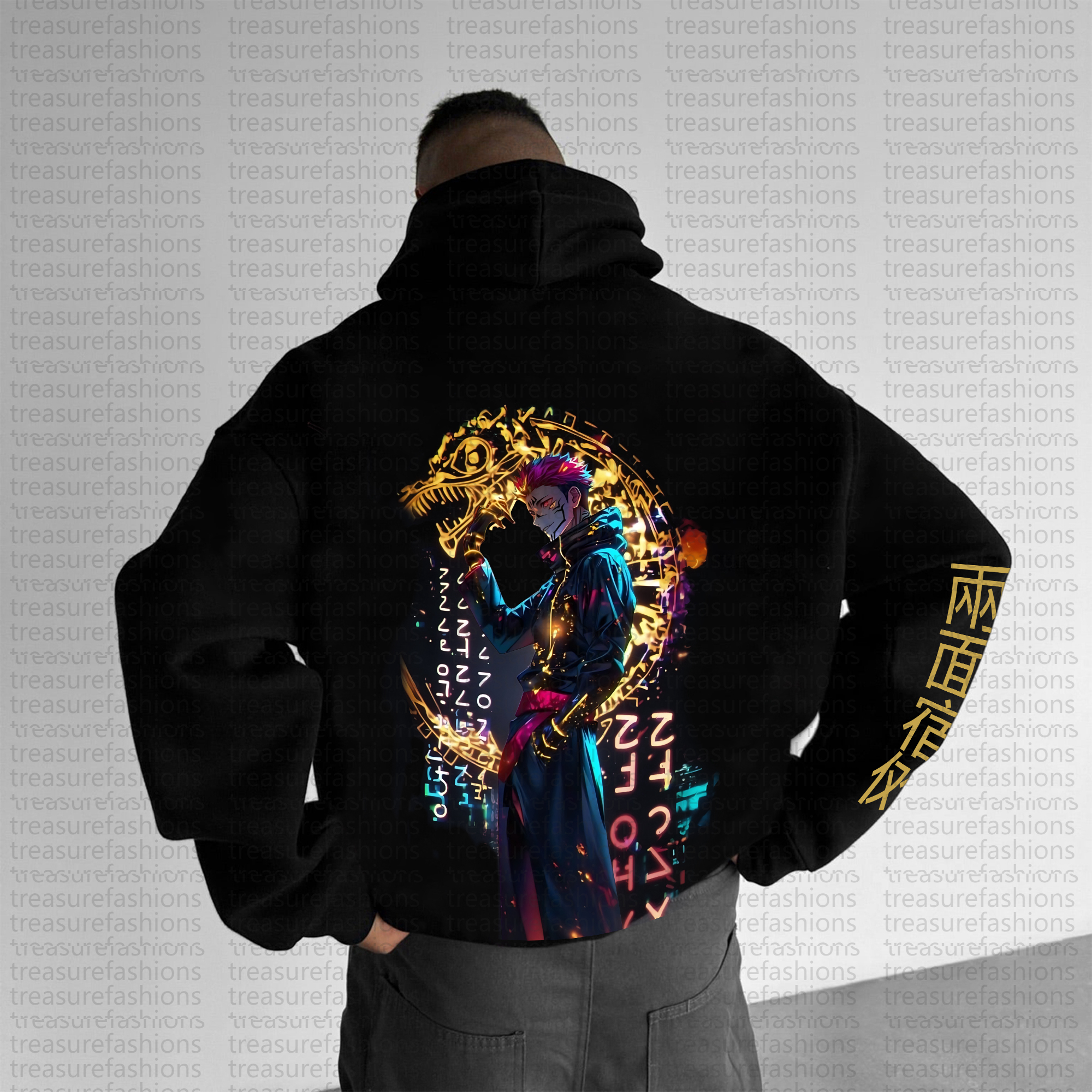 Unisex “ Jujutsu Kaisen   ” Graphic Streetwear Vintage Hoodie