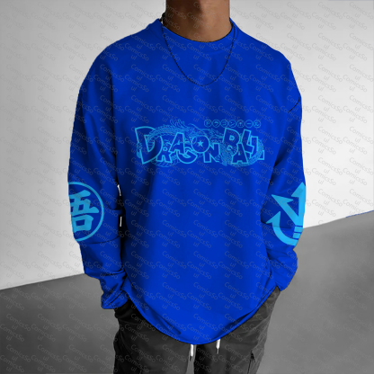 Unisex Anime Graphic Streetwear Vintage Long-Sleeved T-shirt