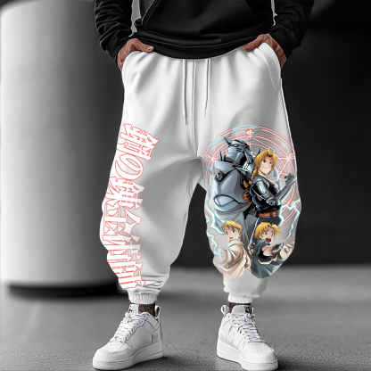 Unisex  “Fullmetal Alchemist” Casual Anime Streetwear Pants