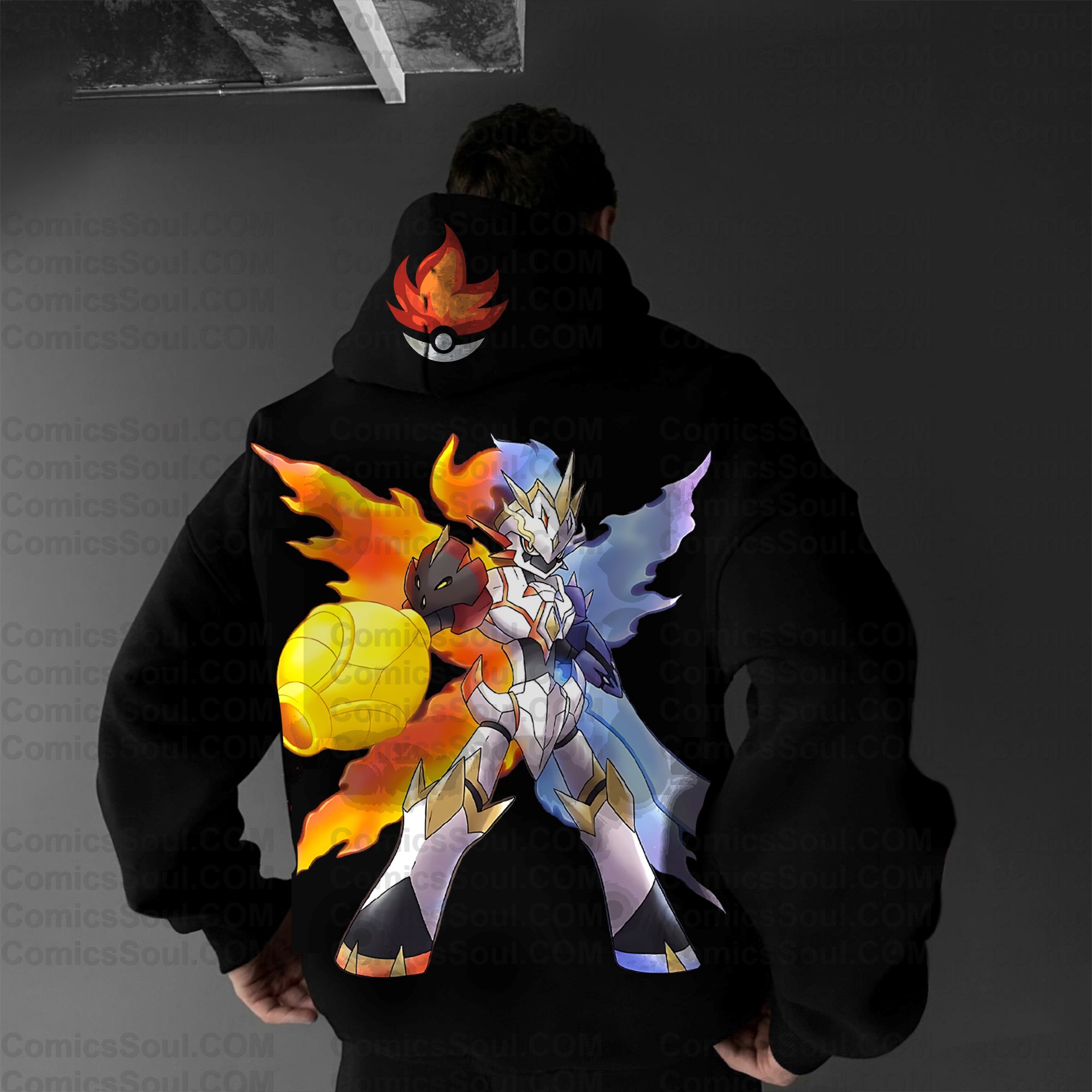 Unisex Anime Graphic Streetwear Wintage Plush Hoodie