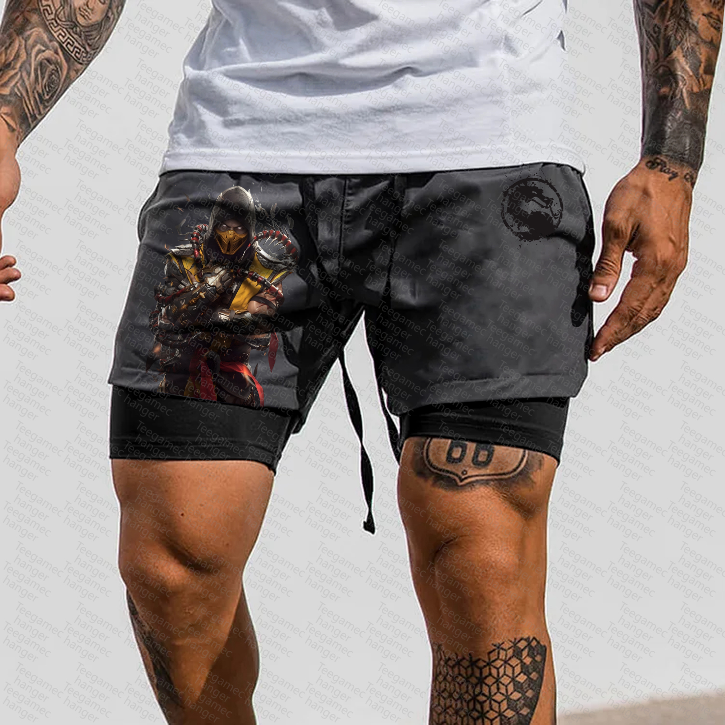Unisex  “Mortal Kombat” Casual   Streetwear Shorts