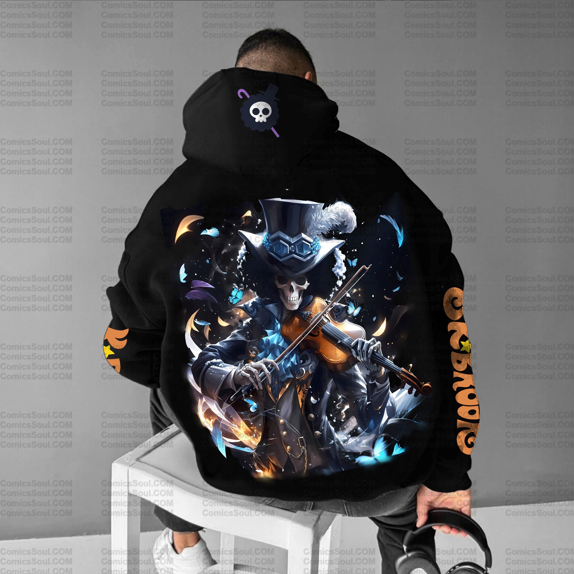 Unisex Graphic Streetwear Vintage Plush Hoodie