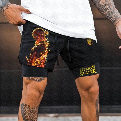 Unisex  Casual Anime Streetwear Shorts