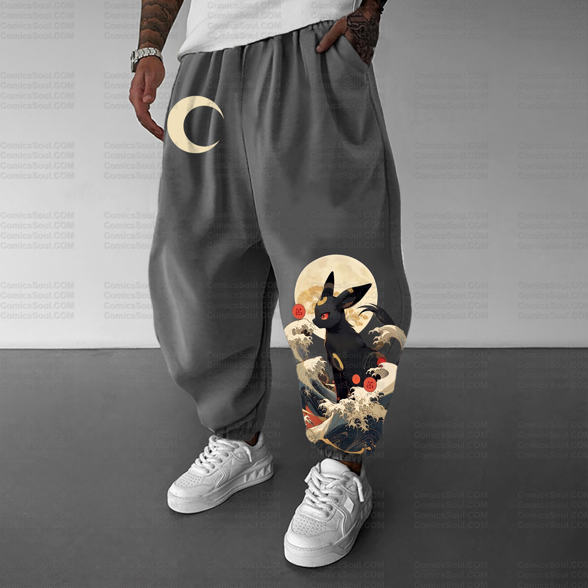 Unisex Anime Inspired Vintage Plush Pants