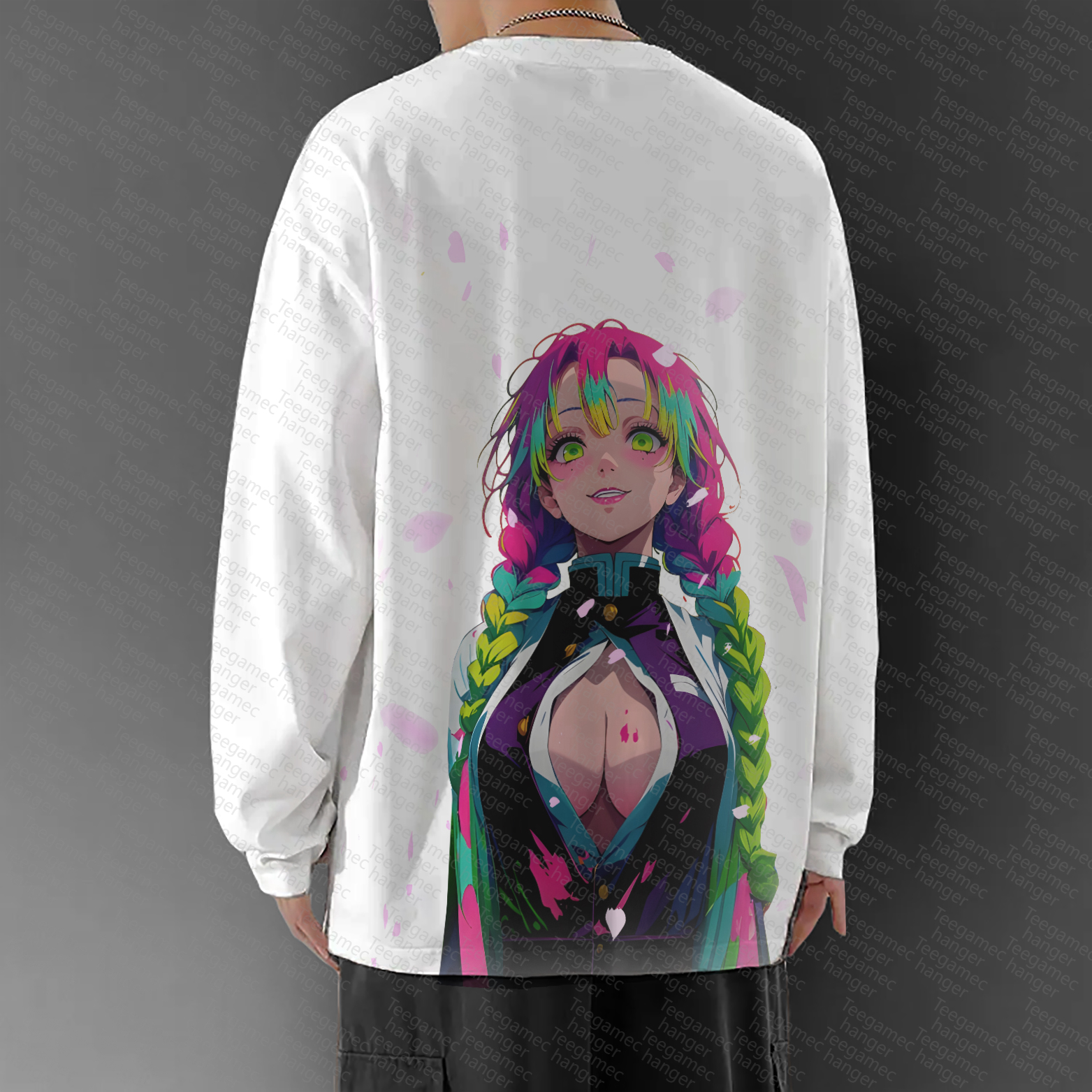 Unisex Anime Graphic Streetwear Vintage Long-Sleeved T-shirt