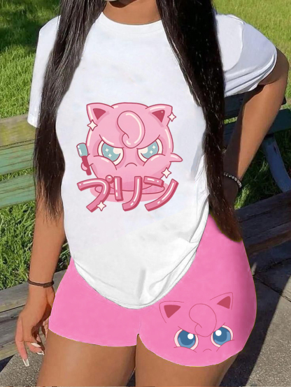 Unisex "Pokémon" Anime Inspired Vintage T-Shirt