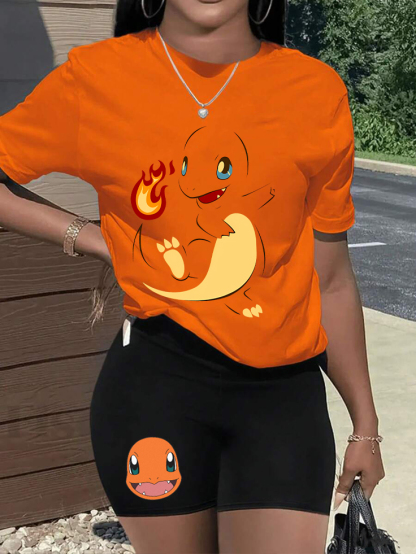 Unisex "Pokémon" Anime Inspired Vintage T-Shirt