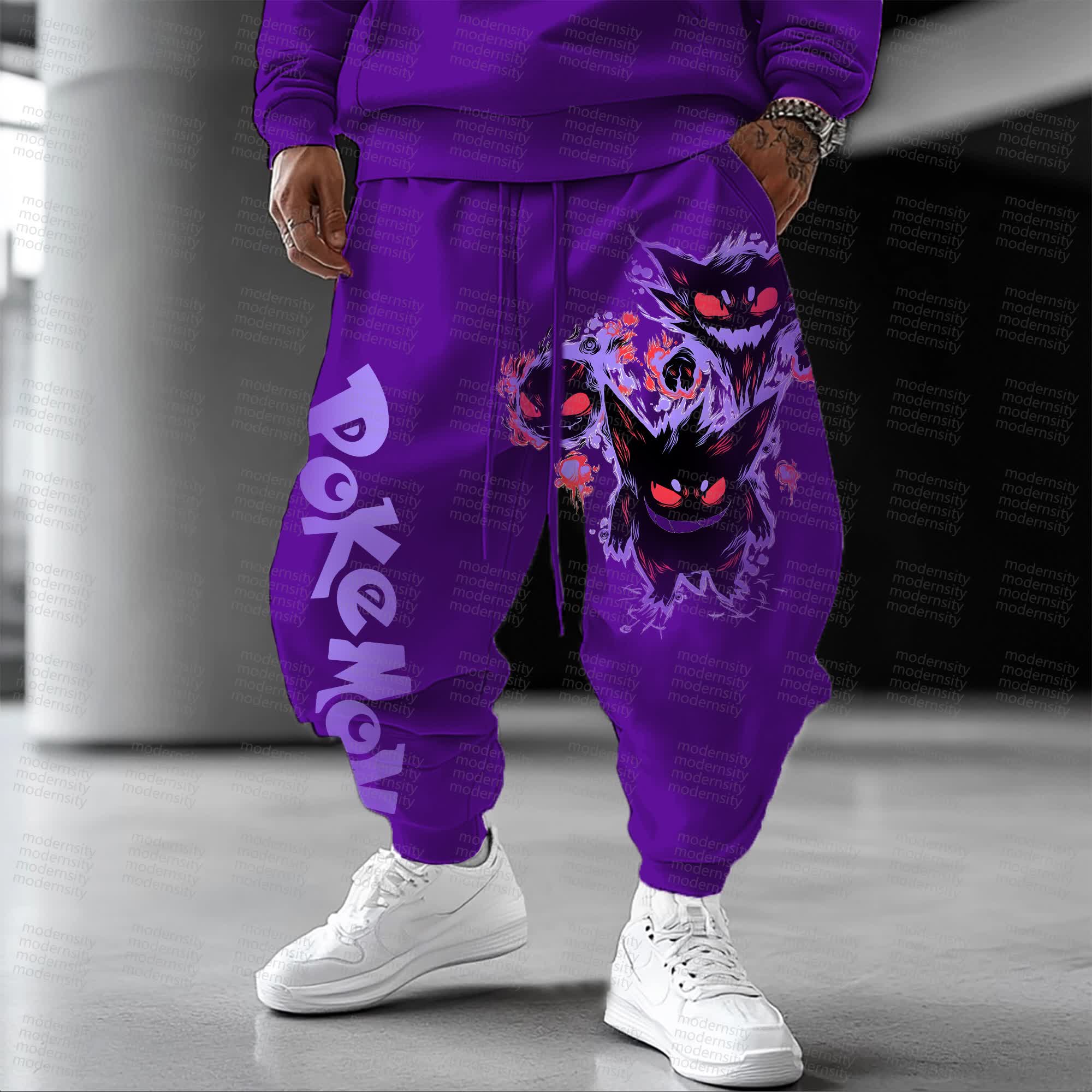 Unisex  “Pokémon” Casual Anime Streetwear Pants