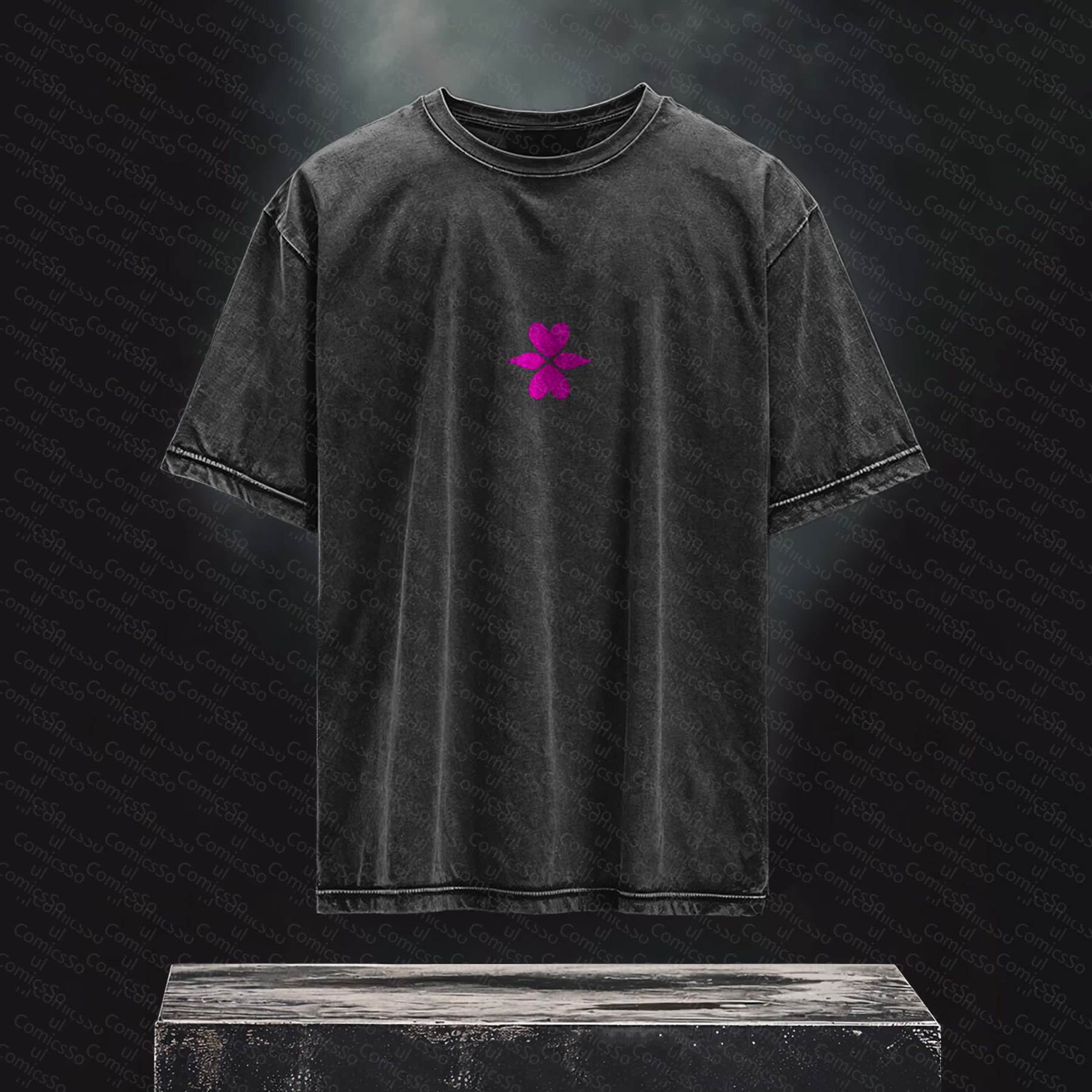 Unisex Anime Inspired Vintage Washed T-Shirt丨 Demon Slayer