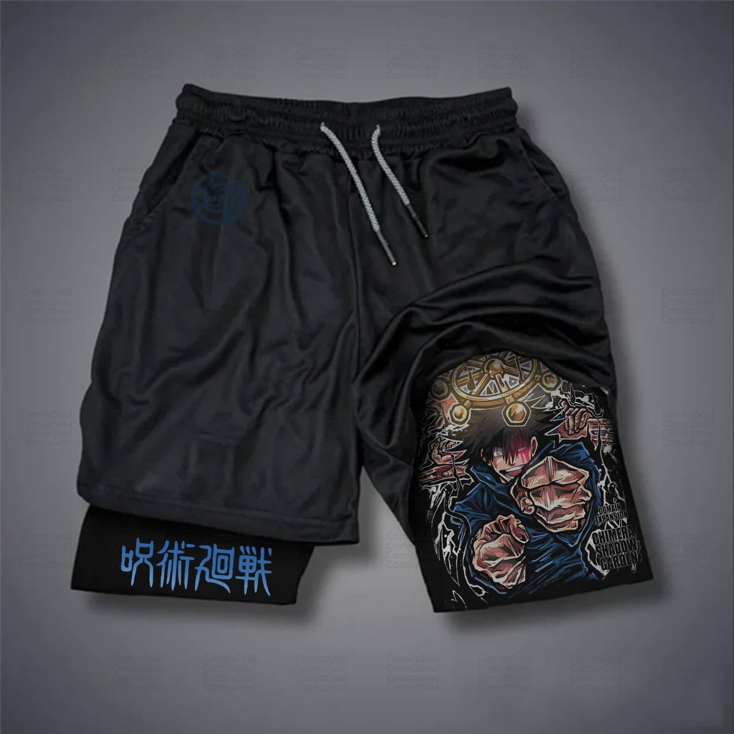 Unisex Casual Anime Streetwear Shorts 丨Demon Slayer X Pokémon