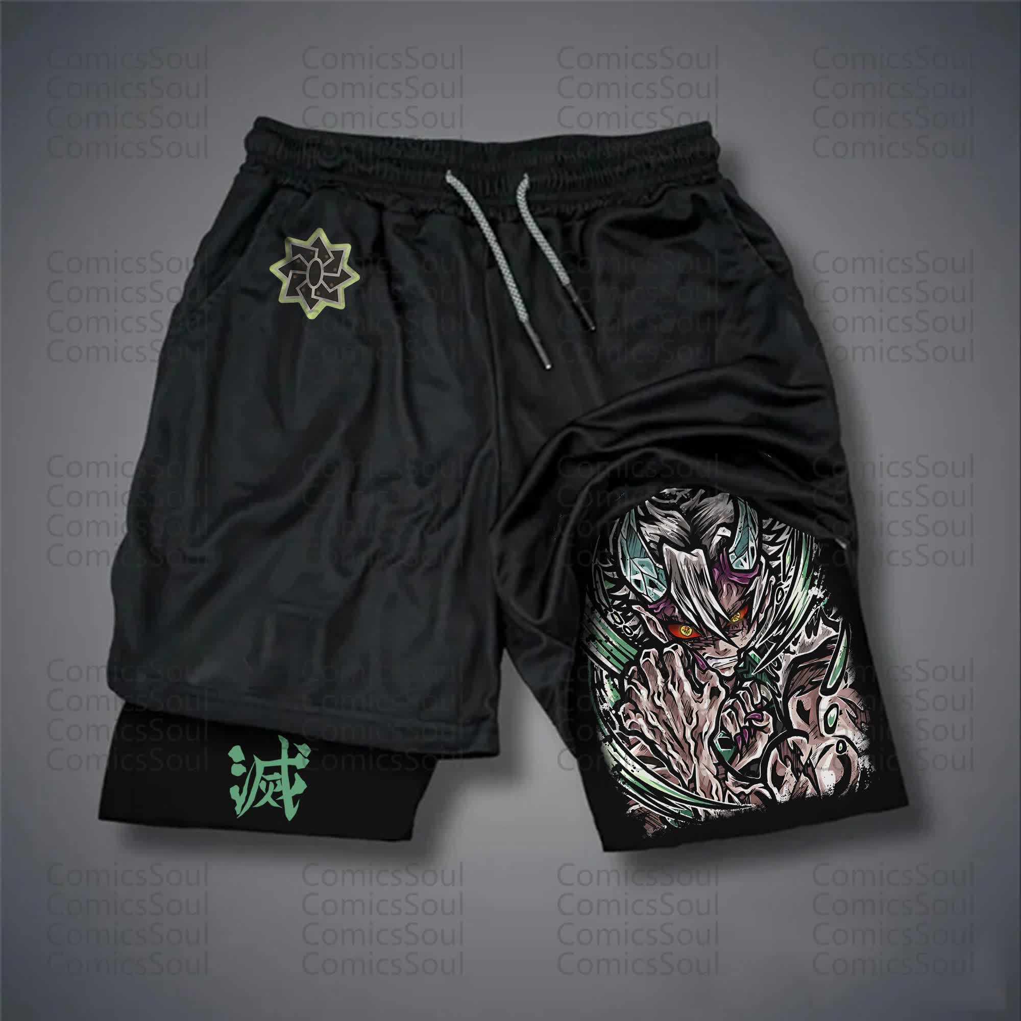 Unisex Casual Anime Streetwear Shorts 丨Demon Slayer