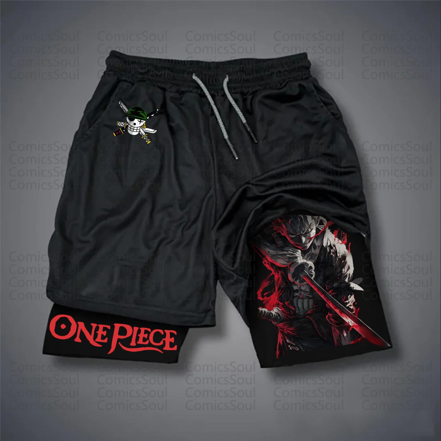 Unisex One Piece Anime Shorts | One Piece