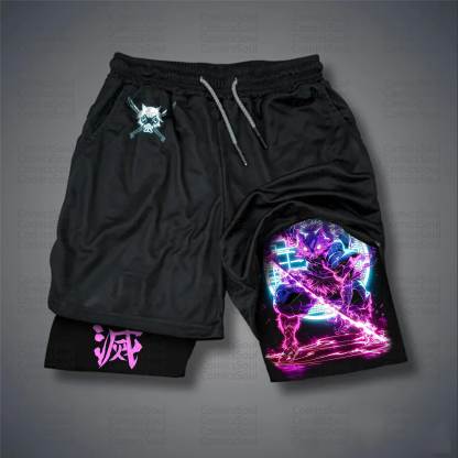 Unisex Casual Anime Streetwear Shorts 丨Demon Slayer