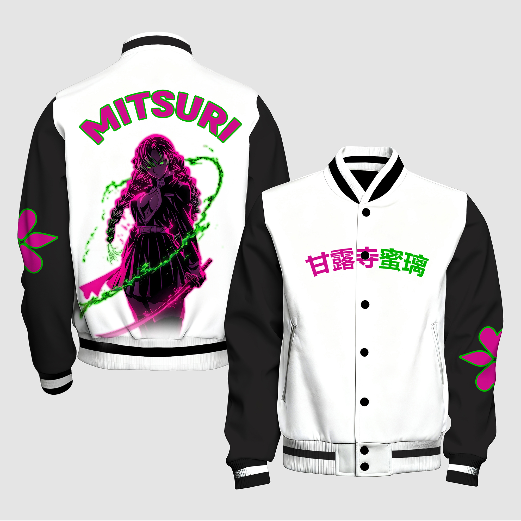 Unisex Vintage Anime Graphic Jacket