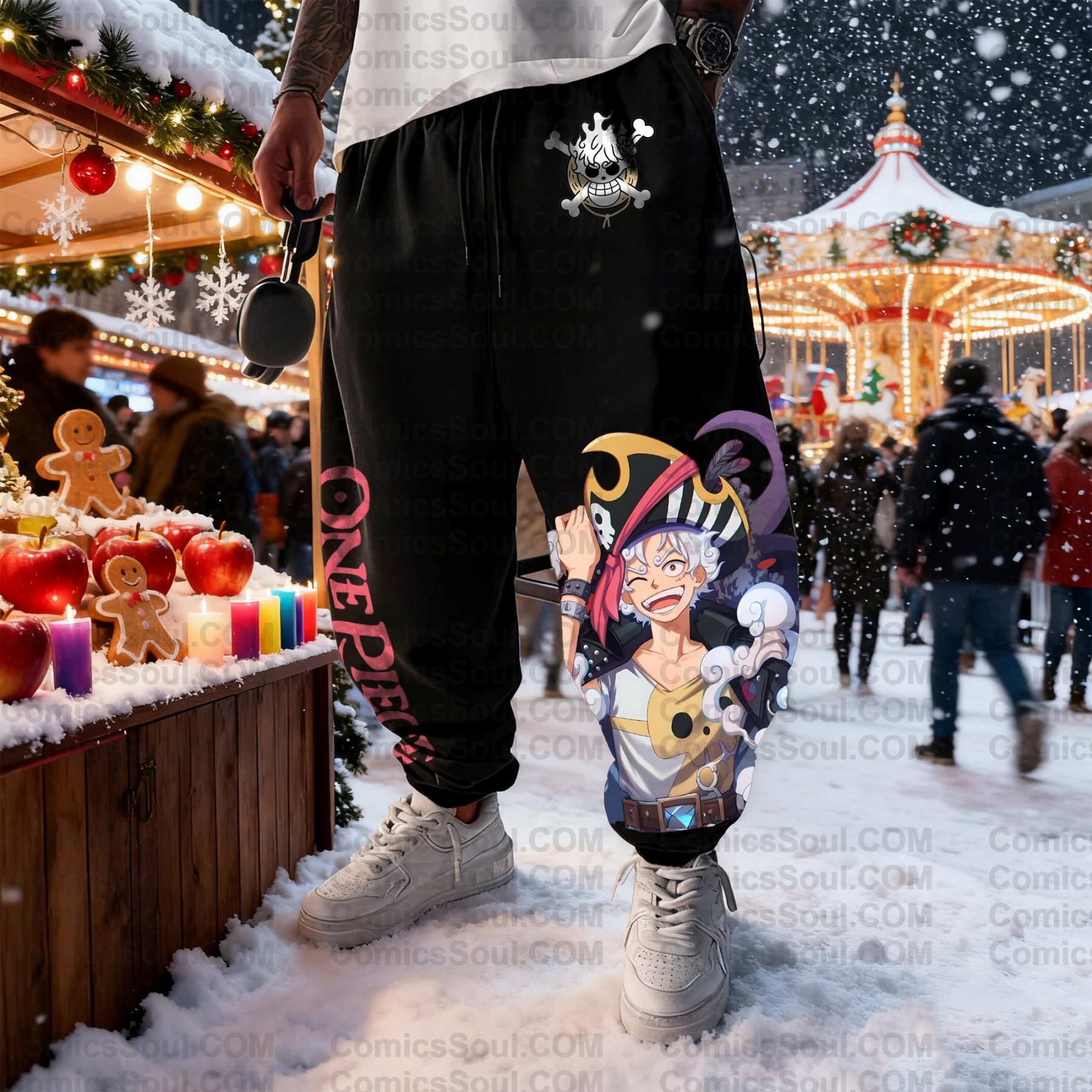 Unisex Casual Anime Streetwear Pants