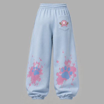 One Piece Cropped Long Sleeve Hoodie & High Waist Jogger Pants Two Piece