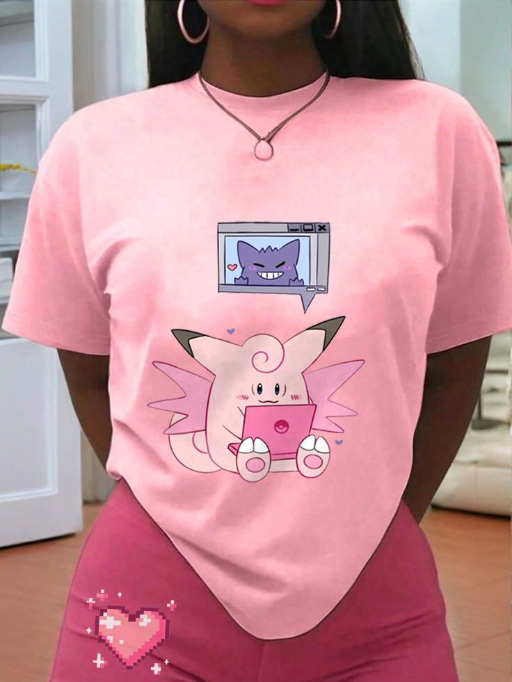 Unisex "Pokémon" Anime Inspired Vintage T-Shirt