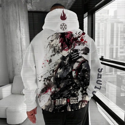 Unisex Anime Graphic Streetwear Vintage Plush Hoodie