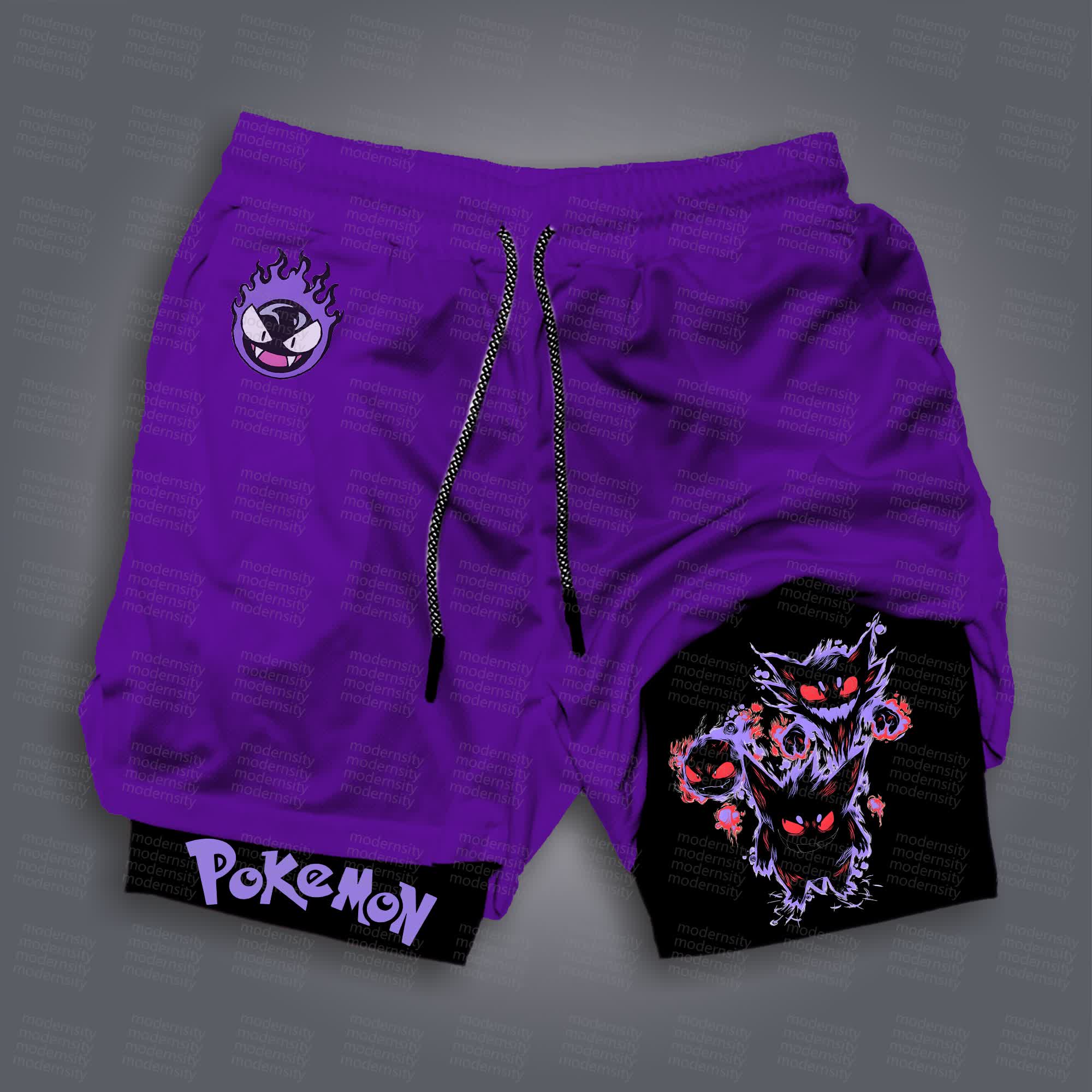 Unisex  “Pokémon” Casual Anime Streetwear Shorts