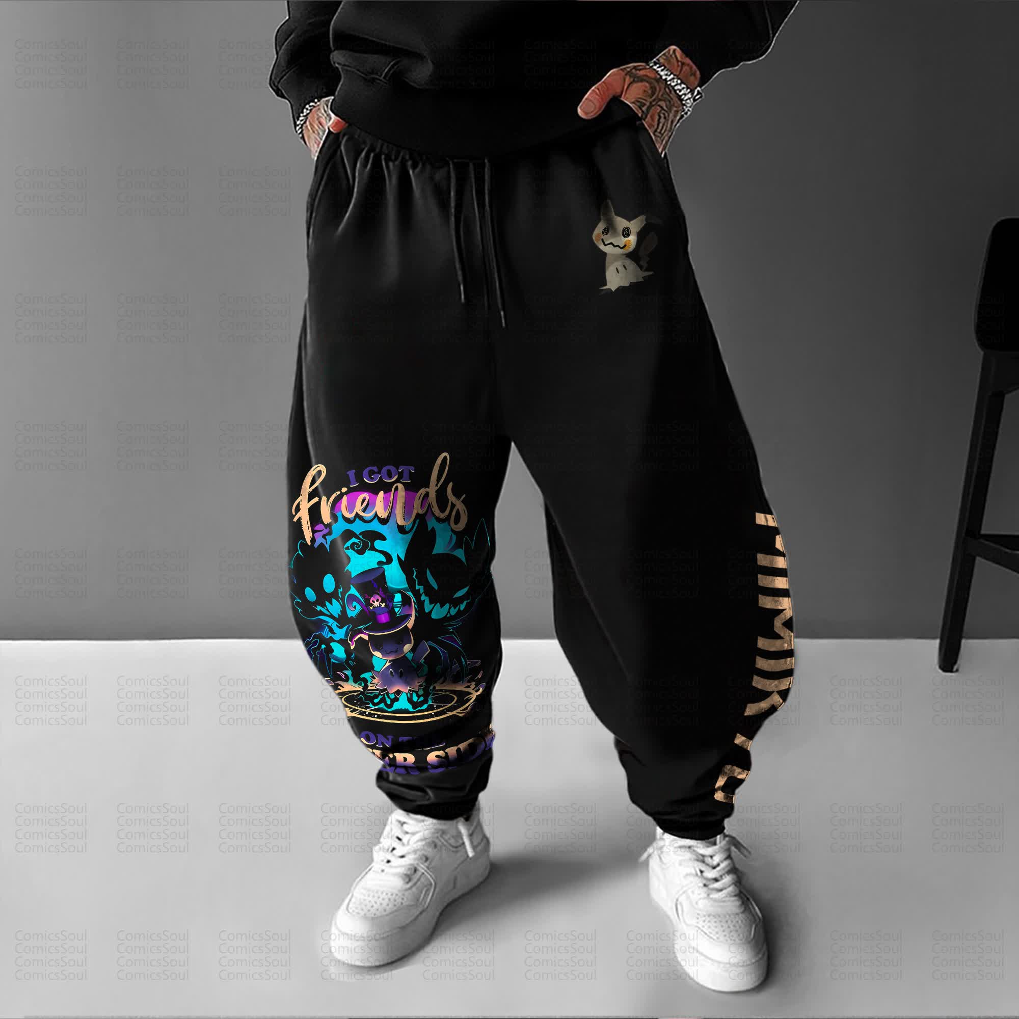 Unisex Anime Inspired Vintage Pants丨Pokémon