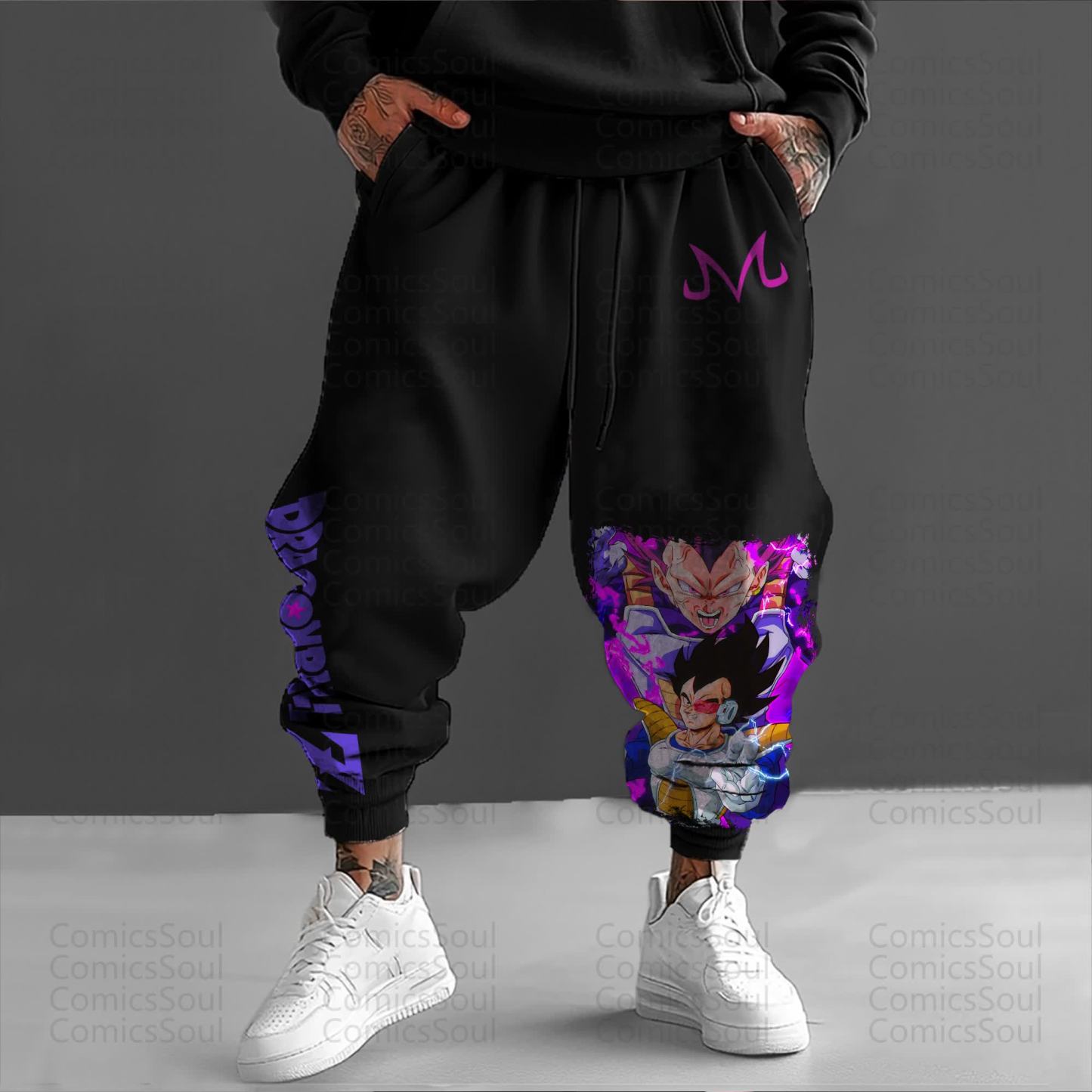 Unisex Anime Inspired Vintage Pants丨Demon Slayer X Pokémon