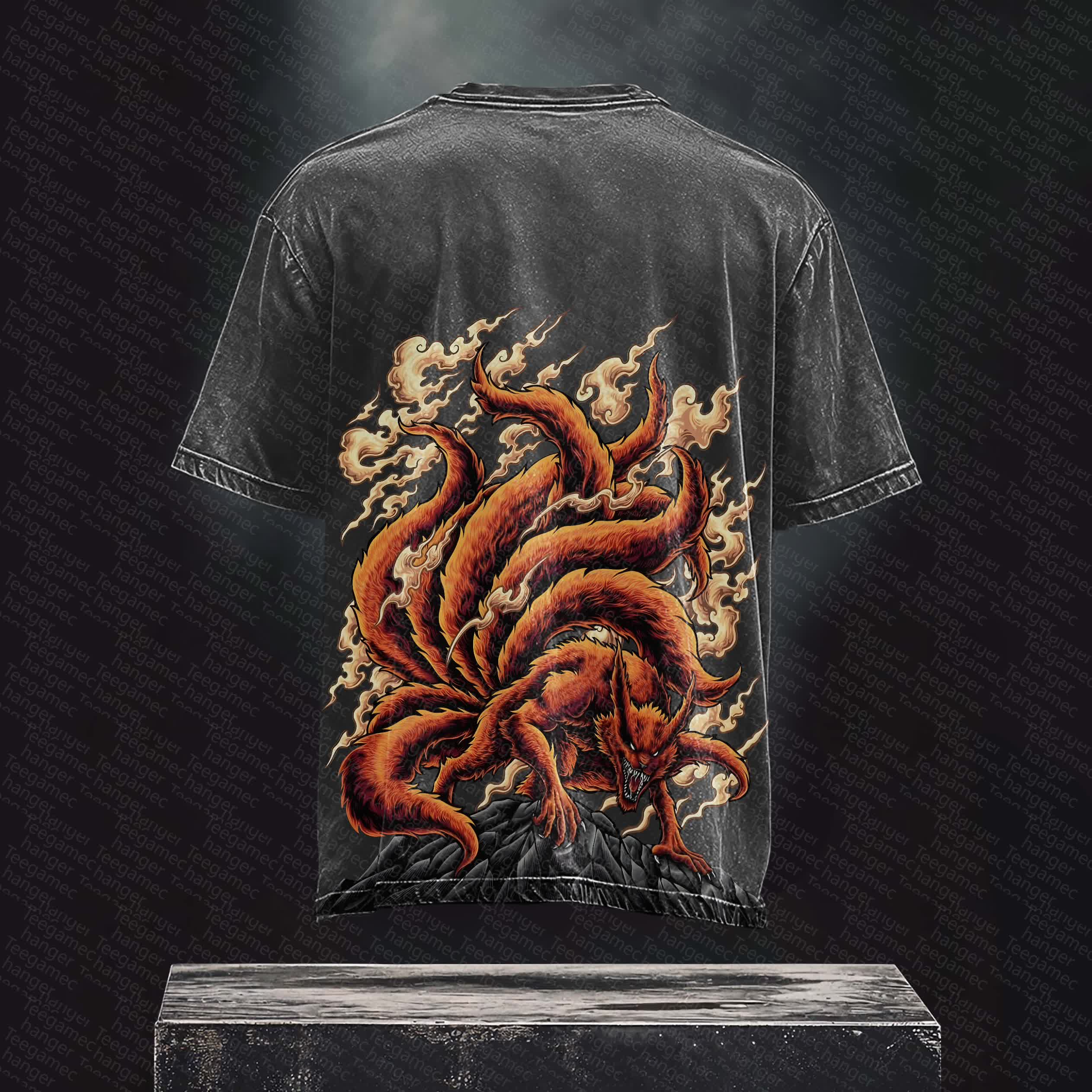 Unisex Anime Inspired Vintage Washed T-Shirt丨 NARUTO