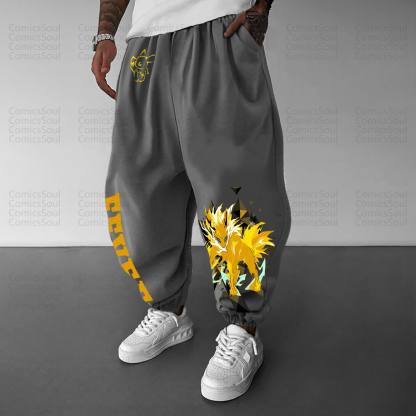 Unisex Anime Inspired Vintage Pants丨Pokémon