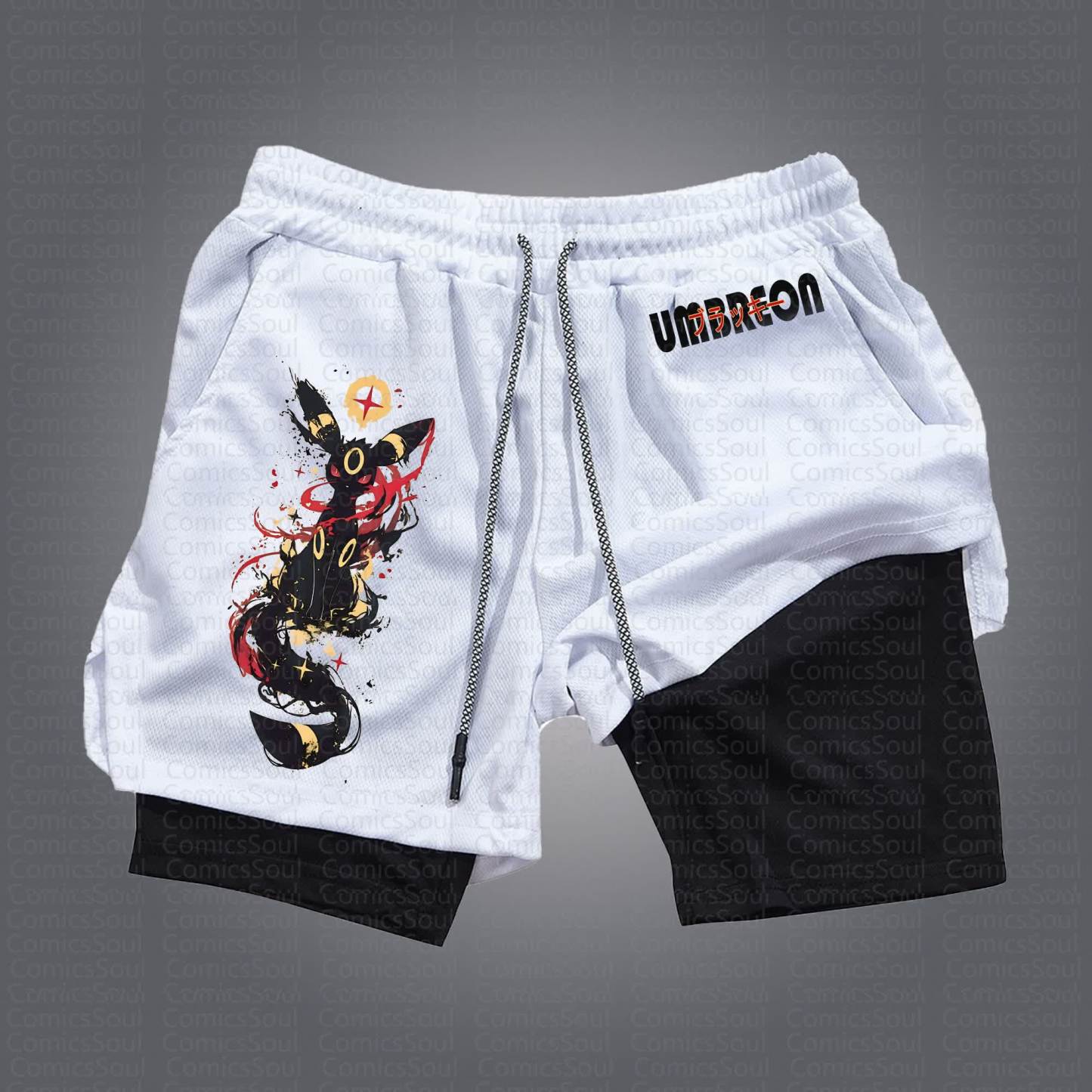 Unisex Casual Anime Streetwear Shorts 丨Demon Slayer X Pokémon