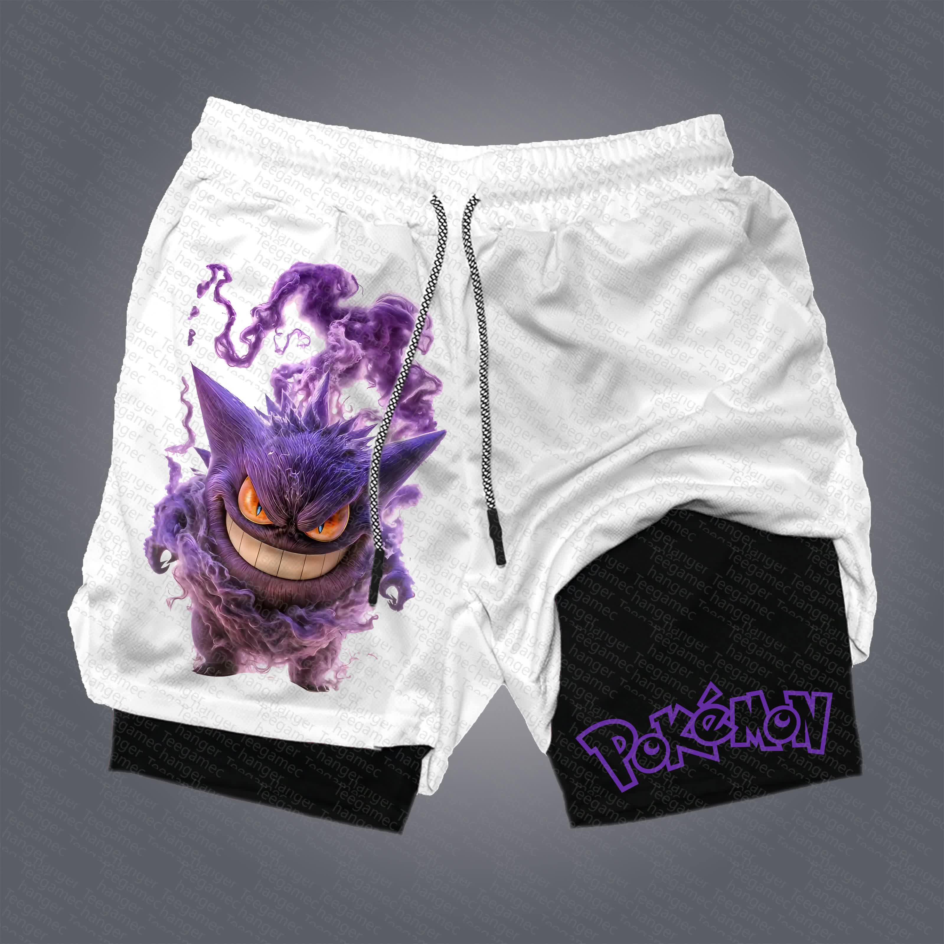 Unisex  “Pokémon” Casual Anime Streetwear Shorts
