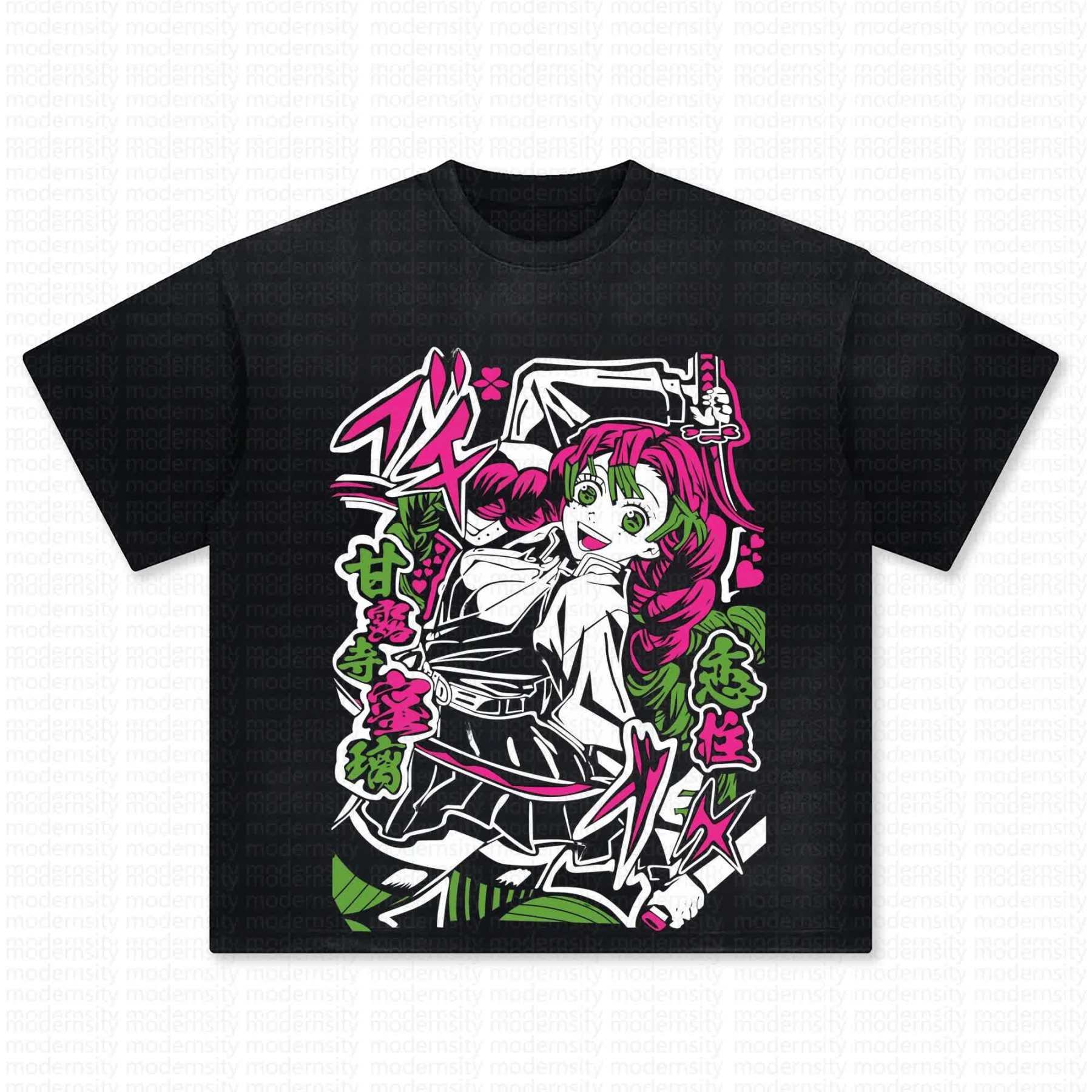 Unisex Anime Inspired Vintage T-Shirt丨Demon Slayer X Pokémon