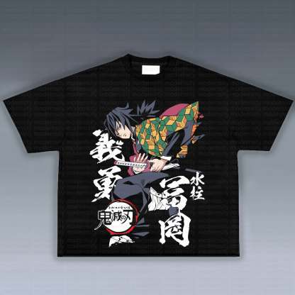 Unisex Anime Inspired Vintage T-Shirt丨Demon Slayer