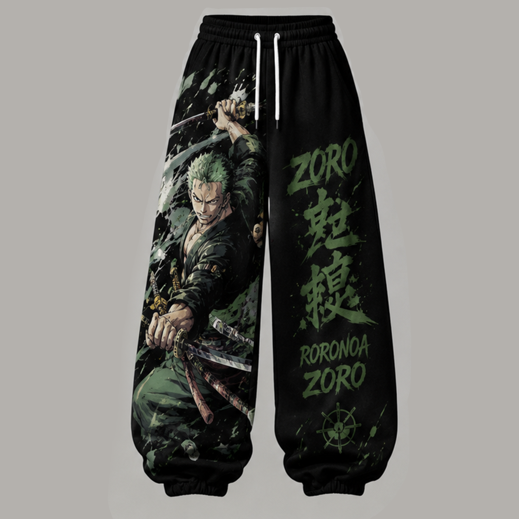 One Piece Cropped Long Sleeve Hoodie & High Waist Jogger Pants Two Piece