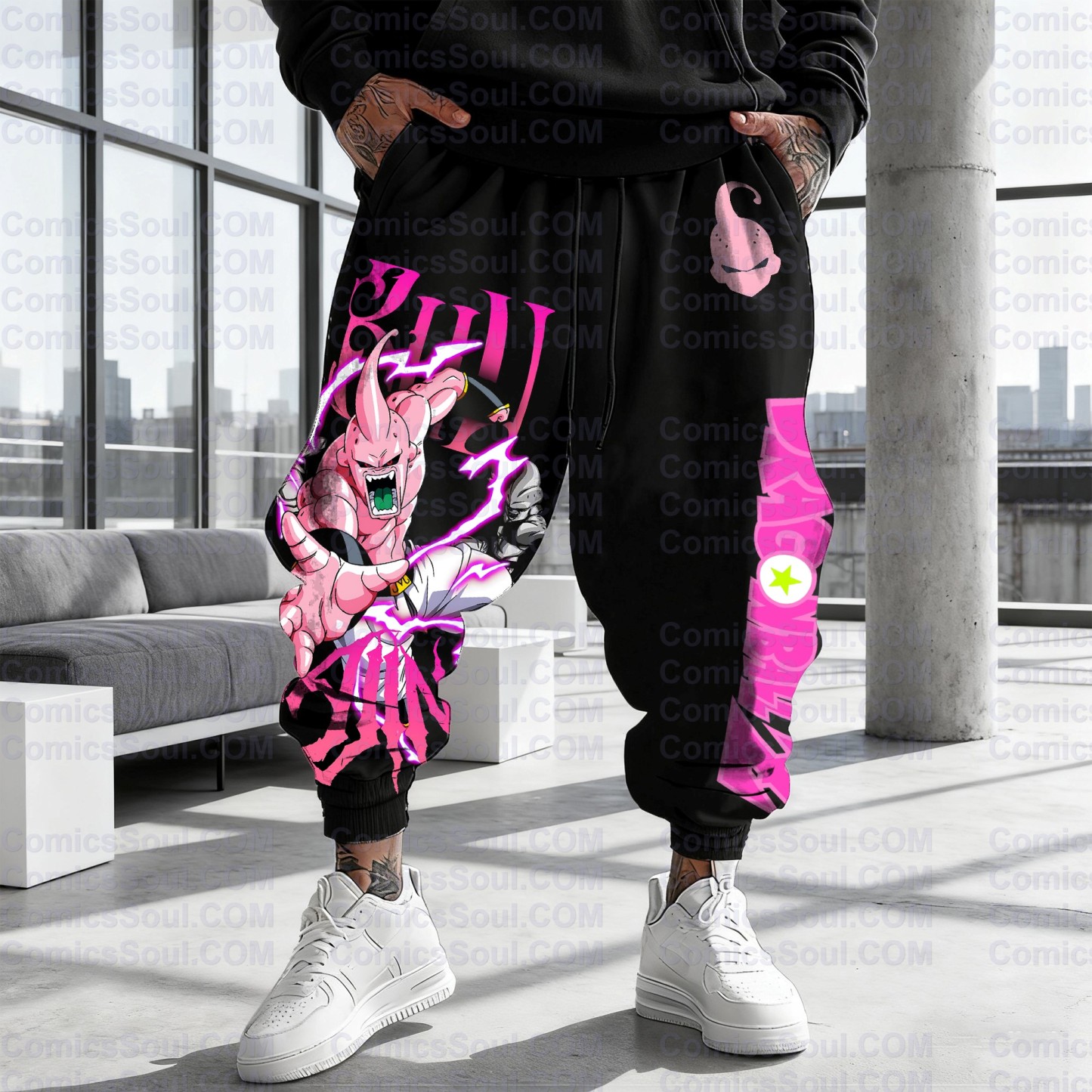 Unisex Casual Anime Streetwear Pants
